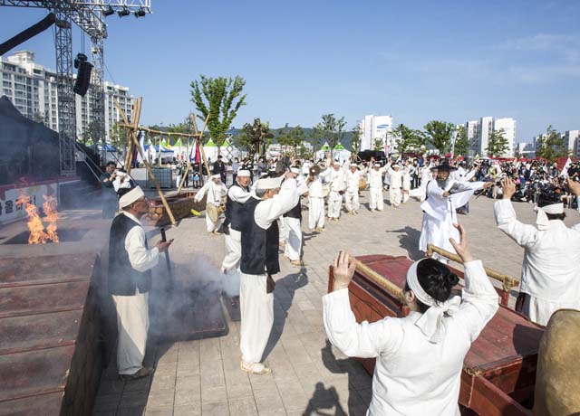울산 쇠부리소리 보존회 사진